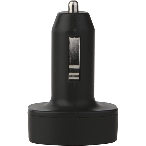 DOUBLE USB CAR CHARGER IN PLASTIC AND METAL