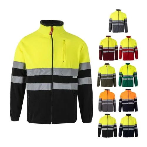 VL EROS. Veste polaire bicolore (280g/m²), en polyester (100%)