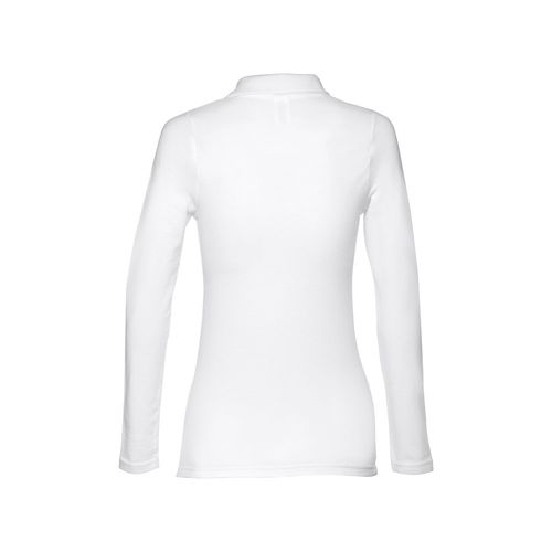 THC BERN WOMEN WH. Polo de manga larga para mujer THC BERN WOMEN WH. Polo de manga larga para mujer