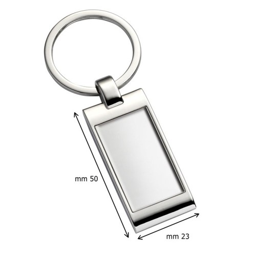 KEY CHAIN RECTANGULAR CAVITY 35x20 mm KEY CHAIN RECTANGULAR CAVITY 35x20 mm