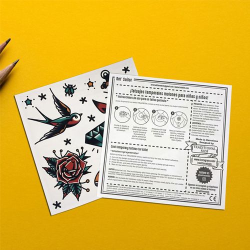 Tatuaggi dorati - Tatuaggi temporanei con effetto oro