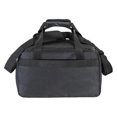 600D polyester duffle bag, shoulder strap, ideal as carry-on for air travel