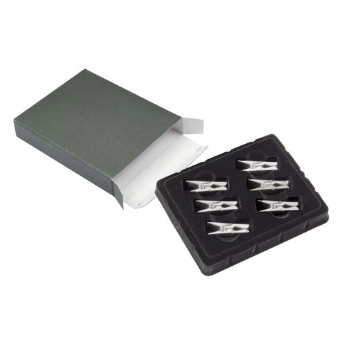 PINCE-PAPIER "MINI" SET 6 pcs - 8x32 mm