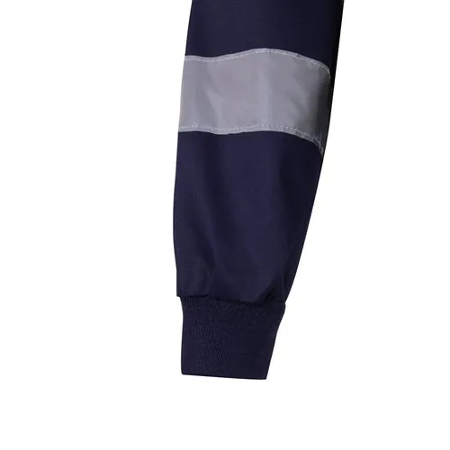 VL NEPTUNE. Two-tone twill jacket (210g/m²) in polyester (80%) and cotton (20%)