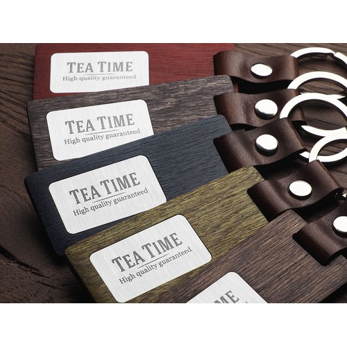 Wooden keyring