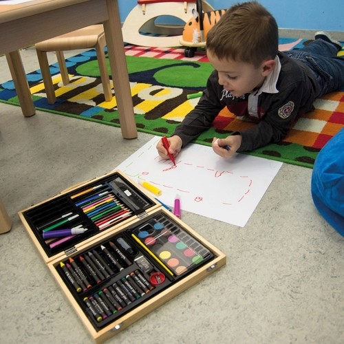 Big wooden painting set MAXI Big wooden painting set MAXI