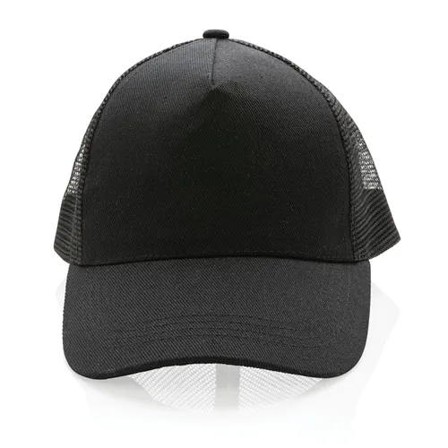 Casquette filet 5 panneaux coton recyclé Impact AWARE™ Casquette filet 5 panneaux coton recyclé Impact AWARE™