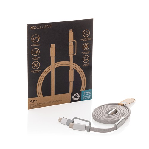 Arc RCS 60W 120 cm 2-in-1 fast charging cable