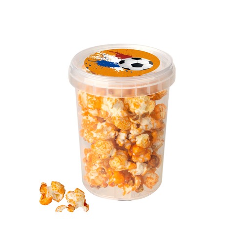 Small bucket Orange popcorn Small bucket Orange popcorn