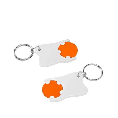 Porte-clés jeton1€ "dent" Porte-clés jeton1€ "dent"