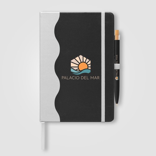 Carnet Grete à motif vagues + stylo - A5 Carnet Grete à motif vagues + stylo - A5