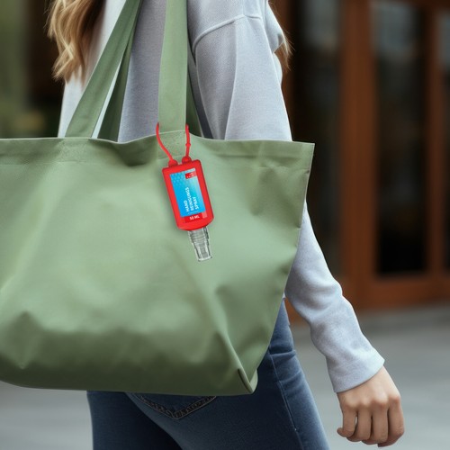 Hand Cleansing Spray, 50 ml Bumper (red), Body Label