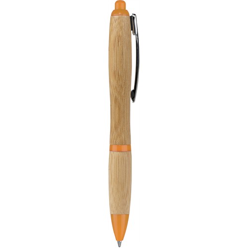 BAMBOO, METAL AND PLASTIC BALLPOINT PEN BAMBOO, METAL AND PLASTIC BALLPOINT PEN