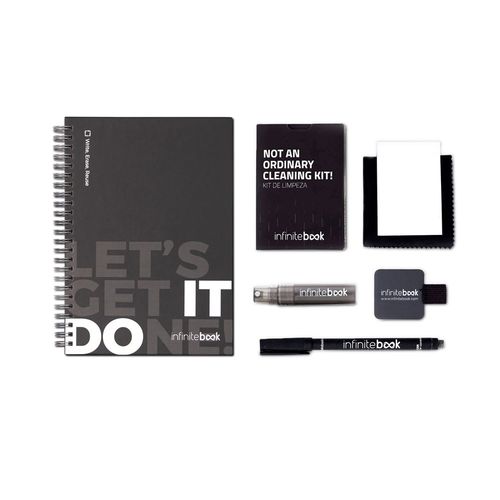 STARTER KIT INFINITEBOOK. Infinitebook" kit with hardcover, 1 cleaning kit, 1 marker and 1 ballpoint holder STARTER KIT INFINITEBOOK. Infinitebook" kit with hardcover, 1 cleaning kit, 1 marker and 1 ballpoint holder