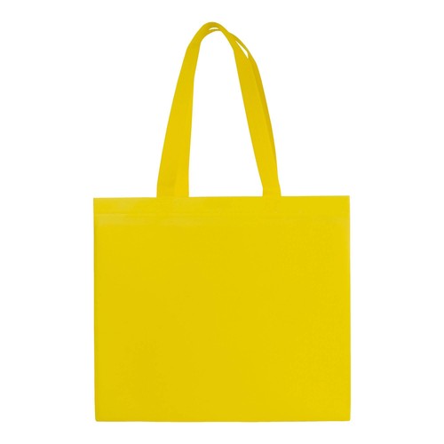 Shopper en TNT laminé, anses longues et soufflet Shopper en TNT laminé, anses longues et soufflet