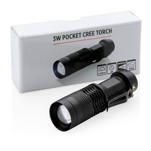 3W pocket CREE torch