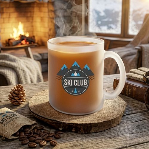Tazza di vetro Snow Queen 300ml incolore