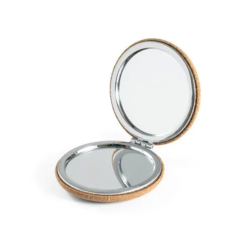 TILBURY. Folding cosmetic mirror in cork TILBURY. Folding cosmetic mirror in cork