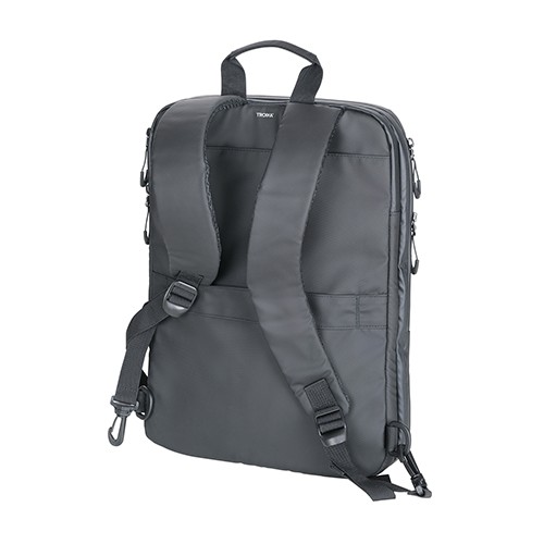 Sac à dos pour ordinateur portable TROIKA BLACK EXPANDABLE Sac à dos pour ordinateur portable TROIKA BLACK EXPANDABLE