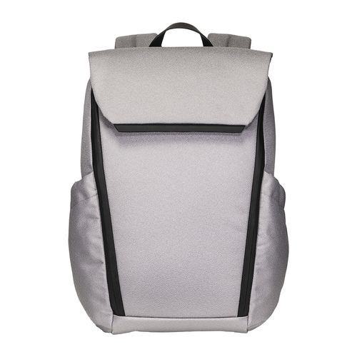 Laptop backpack (15) in recycled 600D jacquard polyester (R-PET inner lining)