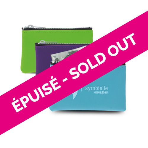 BOURSE FERMETURE ECLAIR - PVC BOURSE FERMETURE ECLAIR - PVC