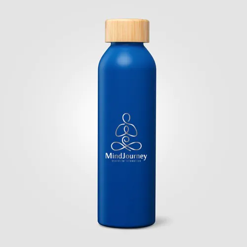 Gourde Eden en aluminium avec couvercle en bambou – 590 ml Gourde Eden en aluminium avec couvercle en bambou – 590 ml
