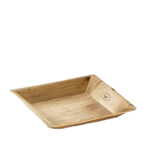 Square Deep Palm Leaf Tray (17.5x17.5cm) Square Deep Palm Leaf Tray (17.5x17.5cm)