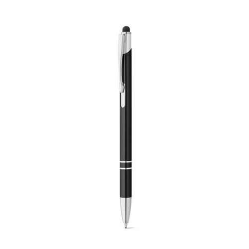 GALBA. Penna a sfera in alluminio con punta touch e clip