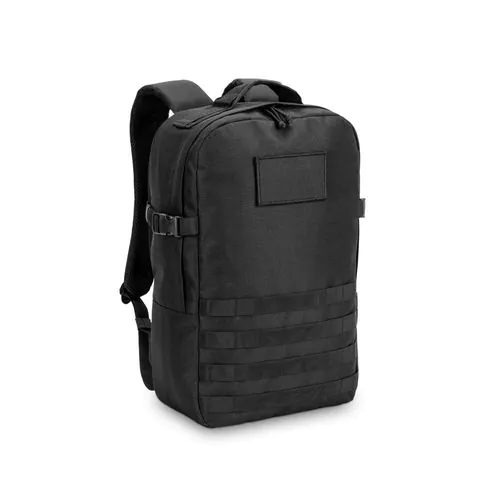 EDINBURGH BPACK. Mochila de estilo militar en poliéster reciclado 600D, alta densidad y forro en poliéster reciclado 210D 17'3’