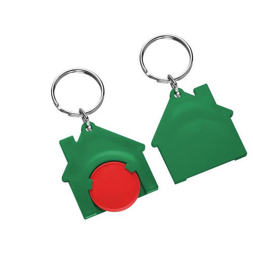 Chip holder with 1€ chip "house"