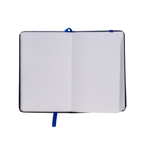 Bloc notes avec elastique et pages neutres