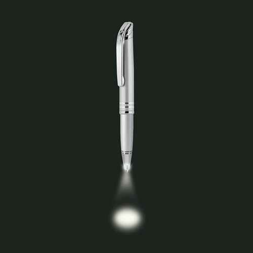 PENNA A SFERA TOUCH SCREEN E LUCE IN ALLUMINIO E METALLO PENNA A SFERA TOUCH SCREEN E LUCE IN ALLUMINIO E METALLO