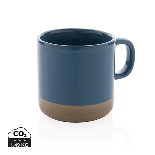 Taza de cerámica esmaltada 360ml. Taza de cerámica esmaltada 360ml.