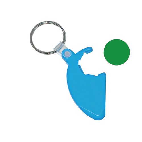 KEY-RING TOKEN HOLDER WITH SCRATCHCARD SCRAPER