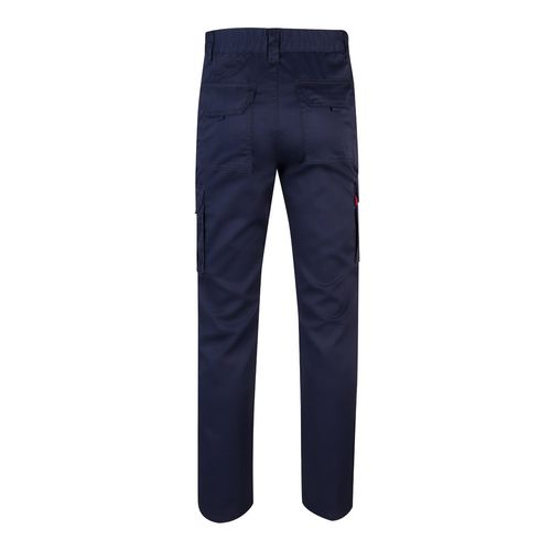 VL LUGH. Pantalon stretch, multipoches (240g/m²) en coton (46%), EME (38%) et polyester (16%)