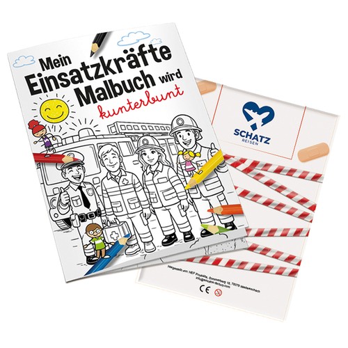 Colouring book / set A6 - Emergency services - Colouring book neutral Colouring book / set A6 - Emergency services - Colouring book neutral