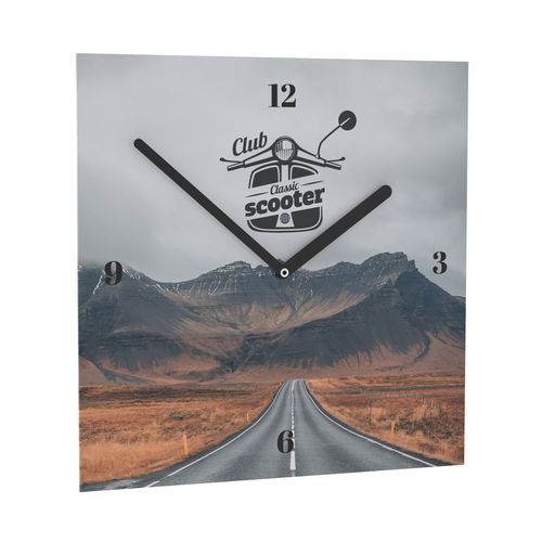Horae Wall Clock Square 240 x 240 mm, Black Clock Hands