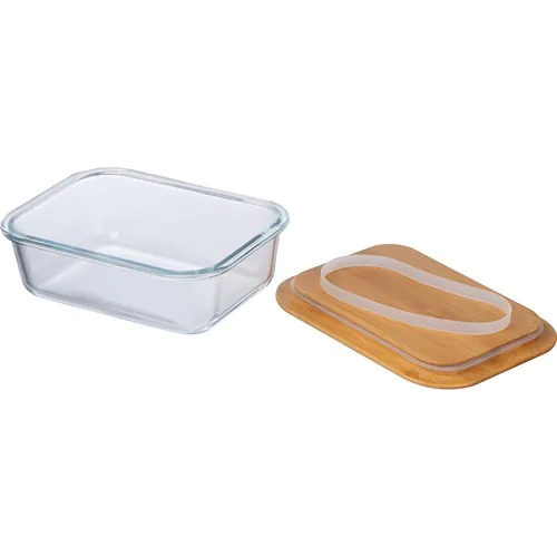 Lunchbox van hardglas (borosilicaatglas)