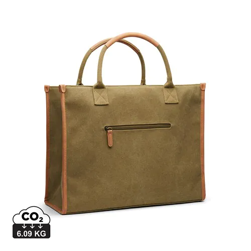 VINGA Bosler RCS recycled canvas office tote VINGA Bosler RCS recycled canvas office tote