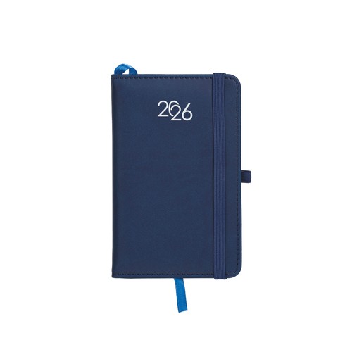 Agenda de poche hebdomadaire 2026, couverture rigide en PU thermocollé avec piqûres Agenda de poche hebdomadaire 2026, couverture rigide en PU thermocollé avec piqûres