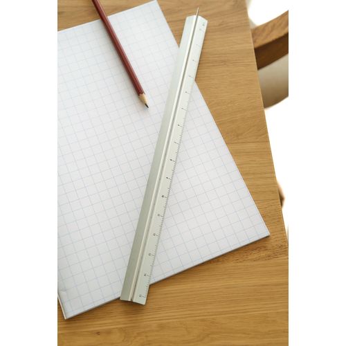 Aluminium 30 cm triangle-shaped ruler Tavi Aluminium 30 cm triangle-shaped ruler Tavi
