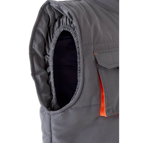 VL NERGAL. Padded vest, two-tone, multi-pocket (120g/m²), in polyester (100%) VL NERGAL. Padded vest, two-tone, multi-pocket (120g/m²), in polyester (100%)