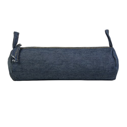 Beauty case en coton DENIM 220 g/m2 (85% coton - 15% polyester) avec fermeture éclair Beauty case en coton DENIM 220 g/m2 (85% coton - 15% polyester) avec fermeture éclair
