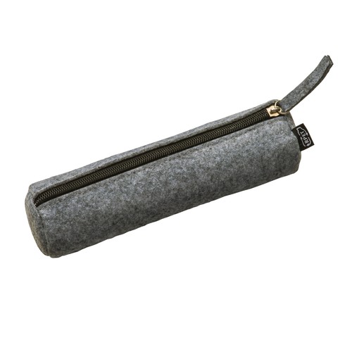 Étui en feutre pour stylos/beauté R-Pet avec fermeture à glissière Étui en feutre pour stylos/beauté R-Pet avec fermeture à glissière