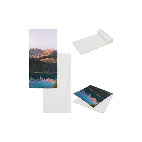 Dubbelzijdige handdoek sublimatie 50 x 100 cm 400 g/m² Dubbelzijdige handdoek sublimatie 50 x 100 cm 400 g/m²