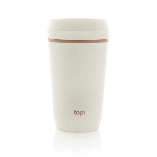 Bicchiere Topl in rPlastica con tappo 360 brevettato 354ml Bicchiere Topl in rPlastica con tappo 360 brevettato 354ml