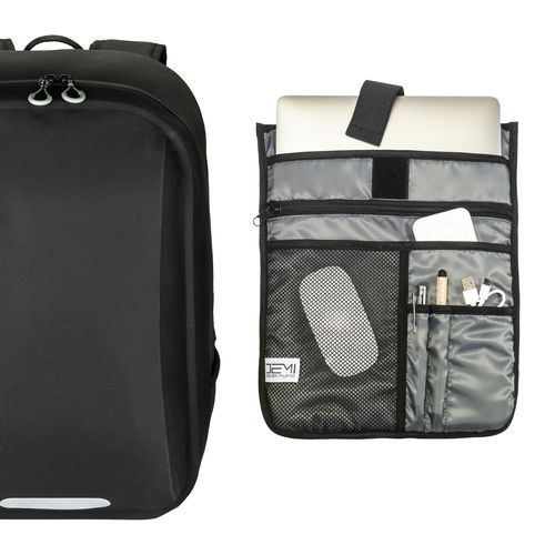 Zaino porta pc (15) in poliestere waterproof con rivestimento interno in TPU