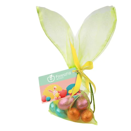 Organza Easter Bunny Bag Green Organza Easter Bunny Bag Green