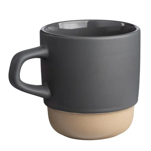 320 ml ceramic mug. Stackable. With matte exterior and glossy interior 320 ml ceramic mug. Stackable. With matte exterior and glossy interior