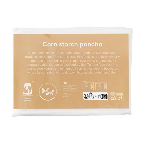 Corn Poncho veste de pluie Corn Poncho veste de pluie